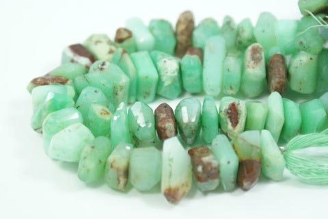 Bio-Chrysoprase Nuggets Unusual Shape