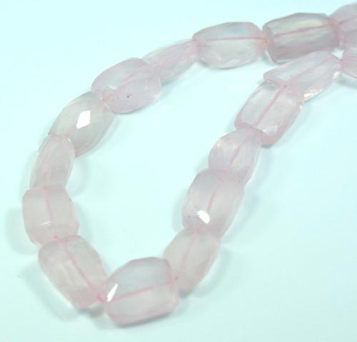 Rose Quartz Nugget Faceted Beads