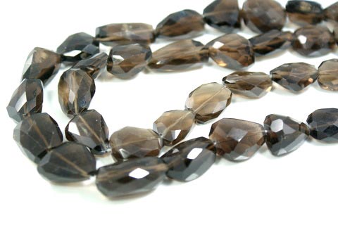 Smoky Quartz Nugget Faceted